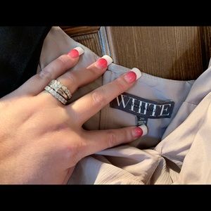 WHITE by Vera Wang Evening Gown